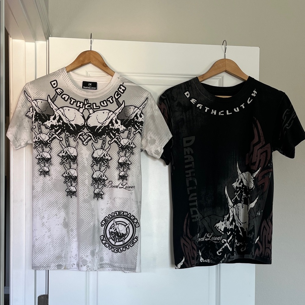 Set of 2 DeathClutch small Tees by UFC Brock Lesner